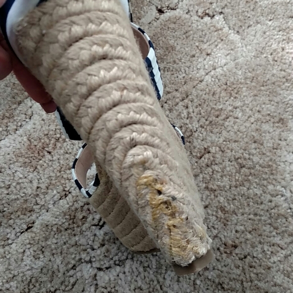 Zigi Soho Navy and white wedge - Picture 4 of 8